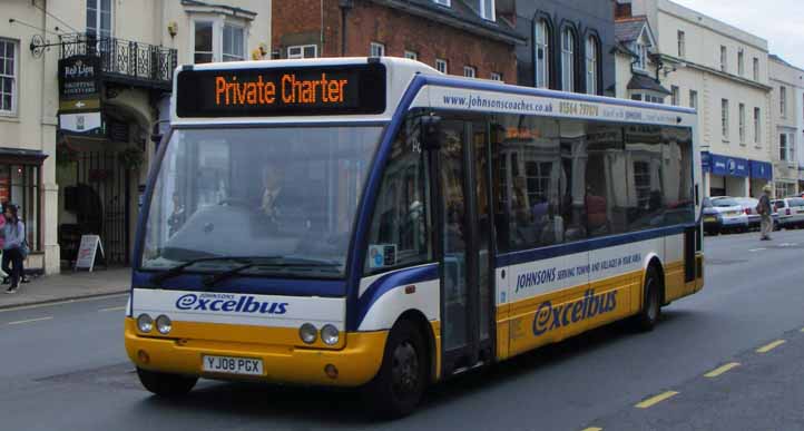 Johnsons Coach Travel Optare Solo YJ08PGX